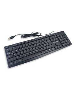Multimedia Keyboard For Computer (GM-5000, Black) - Usb Cable
