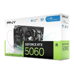PNY GeForce RTX™ 5060 8GB Overclocked Dual Fan GDDR7 GPU DLSS 4